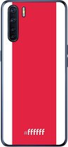 6F hoesje - geschikt voor OPPO A91 -  Transparant TPU Case - AFC Ajax #ffffff