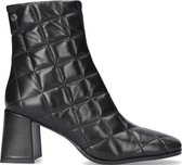 Notre-V 51551 Enkellaarsjes - Enkelboots met rits - Dames - Zwart - Maat 36