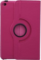 LuxeBass Apple iPad Mini 4 / 5 2019 Draaibaar Hoesje met stylus pen Multi stand Case - Donker roze