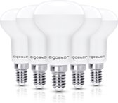 Aigostar LED lamp - A5 - R50 - 7W - E14 fitting - 3000K - 550lm - Set van 5 stuks