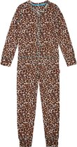 Claesen's onesie pyjama meisje Brown Panther maat 128-134