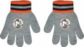 handschoenen NERF junior acryl grijs/oranje one-size