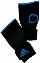 binnenhandschoenen met voering zwart/blauw maat XL