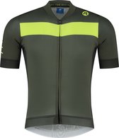 Rogelli Prime Fietsshirt - Korte Mouwen - Heren - Groen, Fluor-Geel - Maat S