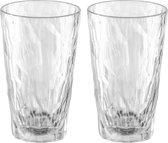 Drinkglas, 0.3 L, Set van 2, Organic, Transparant - Koziol | Club No. 6