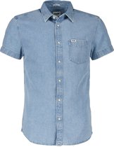 Wrangler Overhemd - Regular Fit - Blauw - L