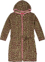 Claesen's badjas meisje terry Green Leopard maat 104-110