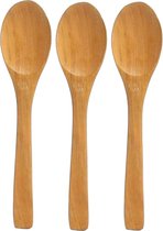 Serveerlepel - Opscheplepel Hout - Luxe Coating- 32cm - Set van 3