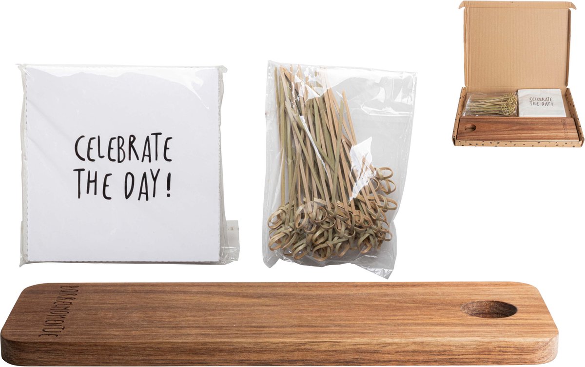 Gusta - Cadeau - Borrelplank - Brievenbuspakket