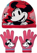 winterset Minnie Mouse 51-54 cm polyester rood 2-delig