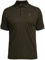 polo Wedge heren polyester donkergroen maat XL
