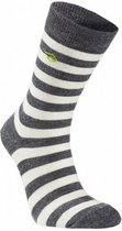 sokken merinowol/polyamide grijs/wit maat 43-46