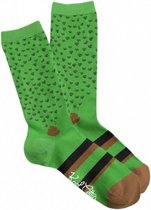 sokken Flies katoen groen/bruin/zwart one-size