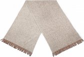 sjaal Parels dames 190 x 55 cm polyester beige