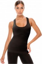 sporttop Active-Fit dames polyamide/elastaan zwart maat M/L