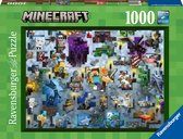 Ravensburger puzzel Minecraft Bendes - Legpuzzel - 1000 stukjes