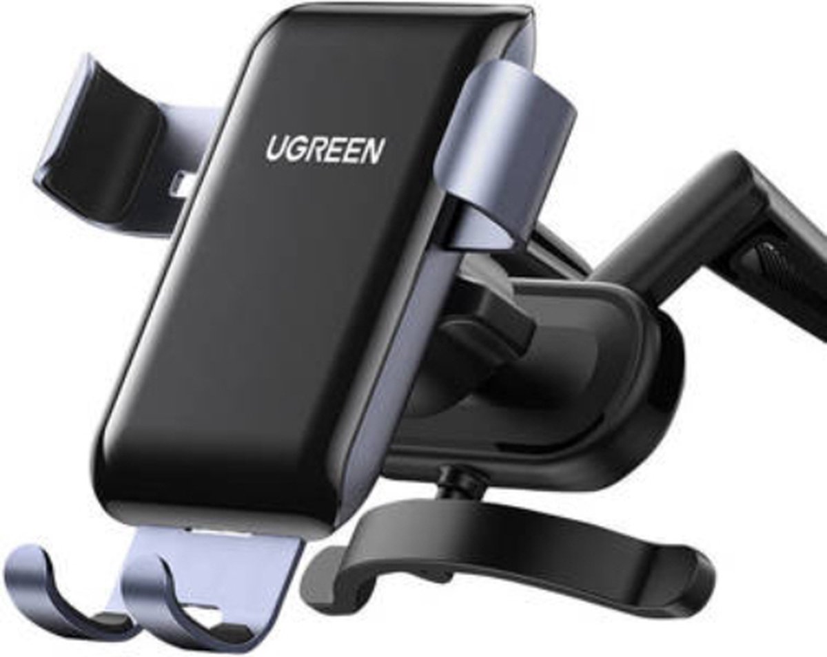 UGREEN Auto Houder voor Smartphone - 30401 - Ventilatierooster - Universeel - Telefoon Houder - Auto Accessories (grijs) 027299