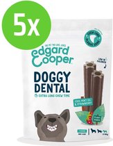 Edgard & Cooper Doggy Dental Sticks Aardbei - Frisse Muntolie Large - 5 Zakken