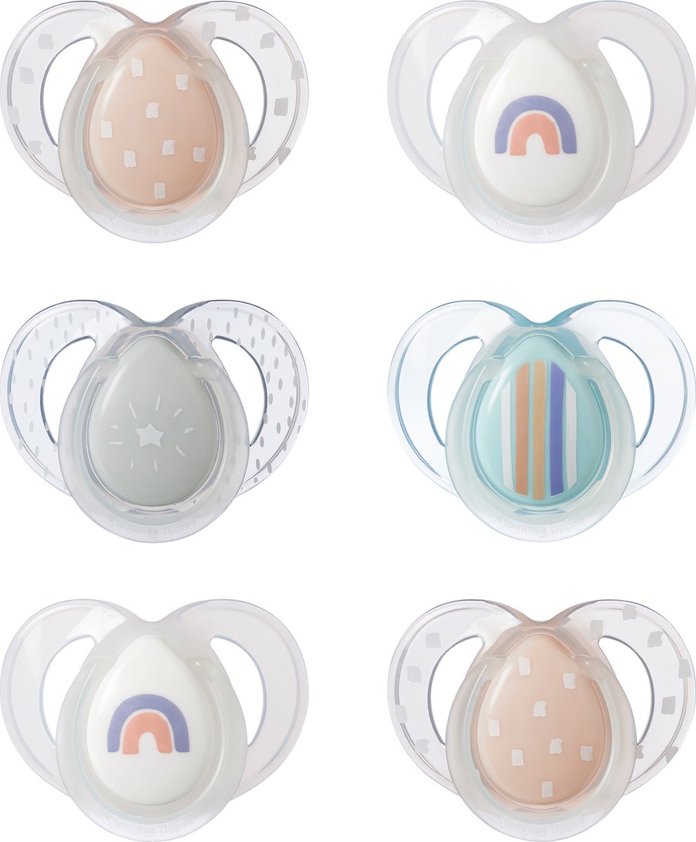 Tommee Tippee 2 Sucettes Anytime Fille 6-18