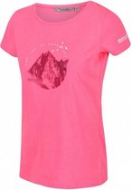 T-shirt Breezed dames katoen roze maat 40