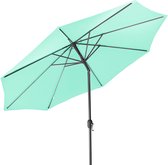 Patio Umbrella - UV-bescherming - Weerbestendig - Aluminium Frame - Waterafstotend - 180g/m2 - Groen - Polyester - 300 cm