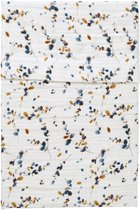 Cottonbaby - wieglaken - Twig Roest/Blauw - 75 x 90 cm
