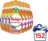 Robijn Klein & Krachtig Color Vloeibaar Wasmiddel - 152 wasbeurten - Voordeelverpakking