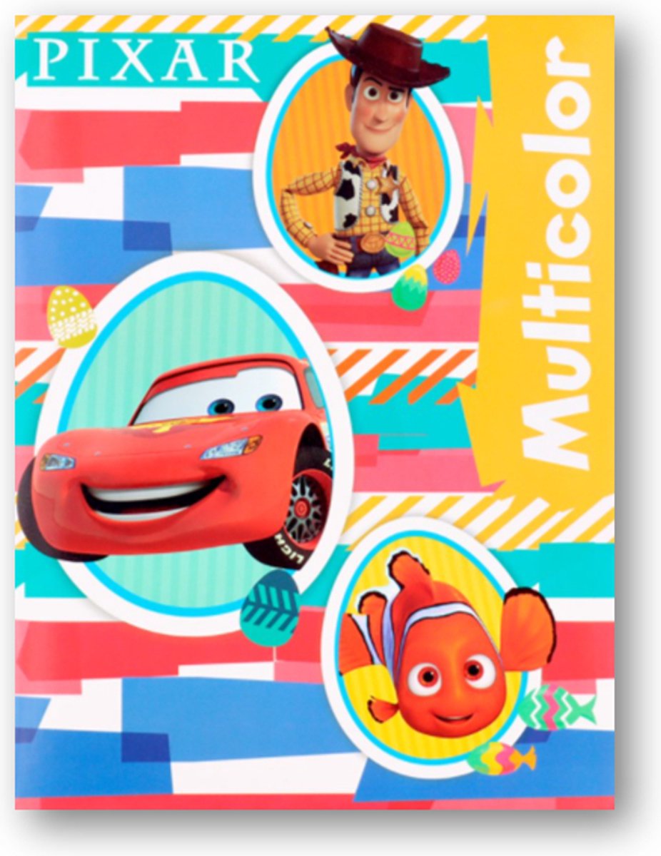 Disney Pixar - Paas kleurboek - Kleurboek - Pasen - Feestdagen - Lente - Paasdag - Tekenen - Kleuren/ Verven - Multicolor - Pixar - Disney.