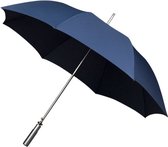 golfparaplu automatisch donkerblauw polyester 120 cm