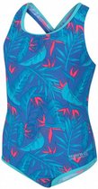 badpak Tanvi meisjes polyamide/elastaan blauw mt 98-104