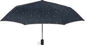 paraplu Mini 102 cm heren microfiber donkerblauw