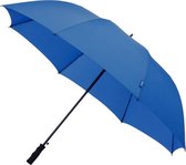 golfparaplu automatisch windproof 120 cm blauw
