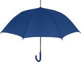 paraplu automatisch dames 104 cm polyester blauw