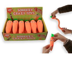 foto van Knijpbaar Wortel - Speelgoed - Anti Stress - Squish Fidget - Squeeze wortel - Fidget toys