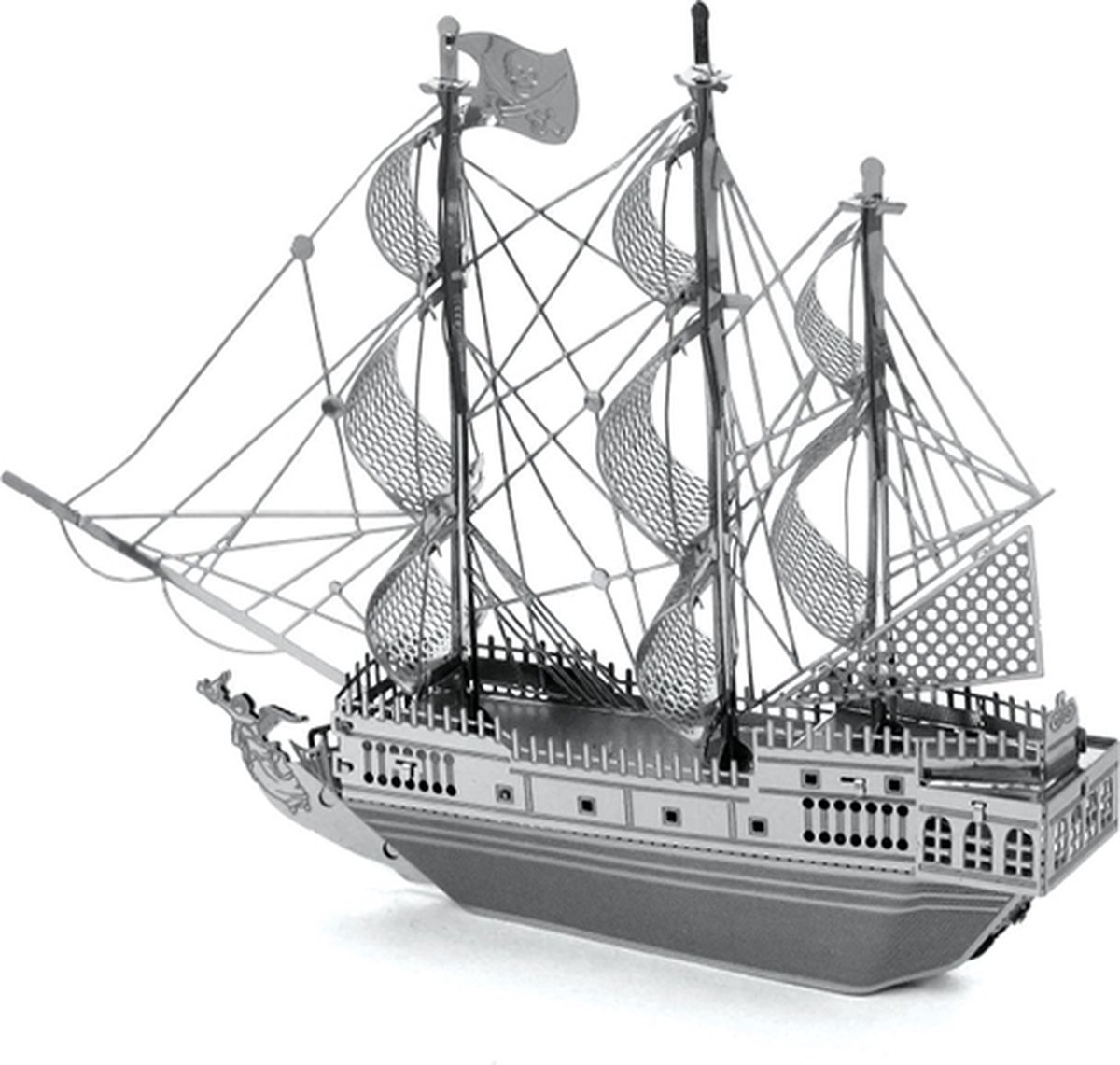 Metal Earth Modelbouw 3D Piratenschip - Metaal — afbeelding 10
