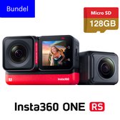 Insta360 One RS Twin Edition 128G Bundel - 360 Graden lens + 4K boost lens - Actioncam Action Camera - Panorama