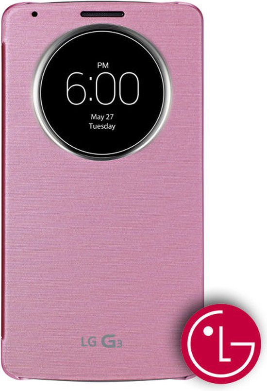 LG Quick Circle Case - Hoesje LG - Roze |