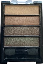 Wynie - Oogschaduw Palette - Colour 4 Eye - Shimmer - Beige/Bruin/Donker Bruin/Kaki Bruin - Nummer 003