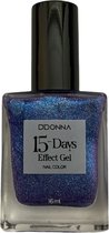 D'Donna - 15-Days Effect Gel Nagellak Glitter - Lavendel Paars Blauw met mini glitters - 1 Flesje met 16 ml. inhoud - Nummer 33