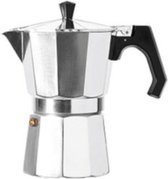 espressomaker Duo 150 ml 17 x 9 cm RVS zilver