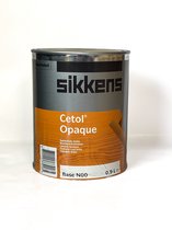 Sikkens Cetol Opaque Dekkende Beits | Base N00 | Buiten | voor Geveltimmerwerk | 14-16m² | voor de Meeste Houtsoorten | 900ml