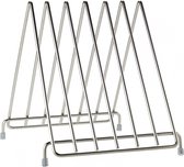 snijplankenrek 28 x 30 x 39,5 cm RVS zilver