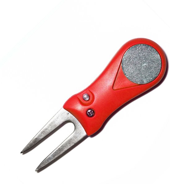 Inklapbare pitchfork Inclusief bal marker pitch fork GOLF