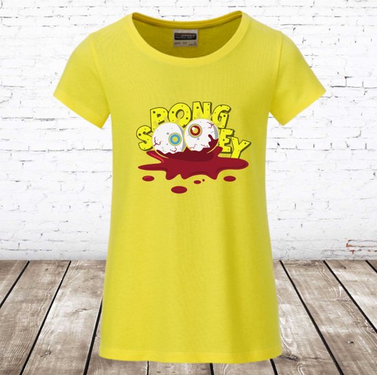 T-shirt meisjes spongey -James & Nicholson-134/140-t-shirts meisjes