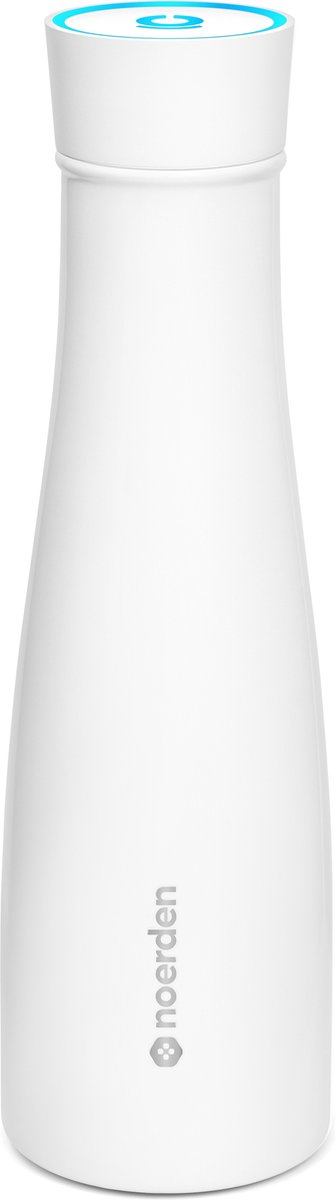 Noerden - Liz Smart Drinkfles 480ml - zelfreinigende thermos met UV-sterilisatie voor water & fles, wit