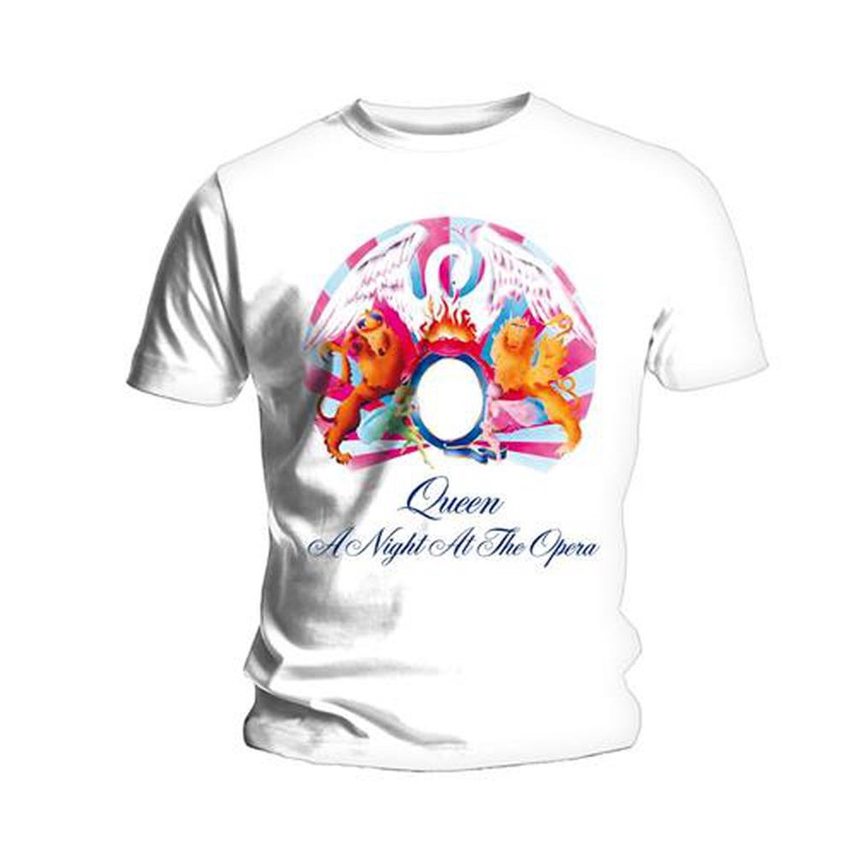 Queen - A Night At The Opera Heren Tshirt - S - Wit