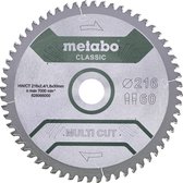 Metabo MULTI CUT CLASSIC 628285000 Cirkelzaagblad 254 x 30 x 1.8 mm Aantal tanden: 60 1 stuk(s)