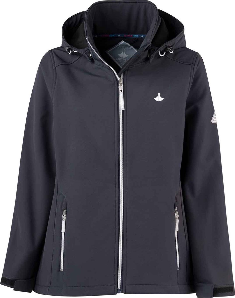 BJØRNSON Layna Softshell 4 Seizoenen Tussenjas Dames Winddicht – Donkerblauw
