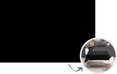 Tafelkleed - Tafellaken - 220x150 cm - Zwart - Effen kleur - Binnen en Buiten