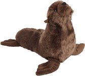 Pluche kleine knuffel dieren Zeeleeuw van 18 cm - Speelgoed zeedieren - Leuk als cadeau